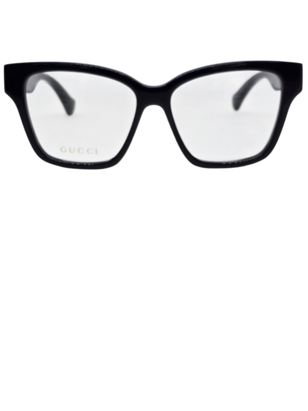 Gucci Black Cat-Eye Women's Glasses with Gold Logo - Picture 4 of 7